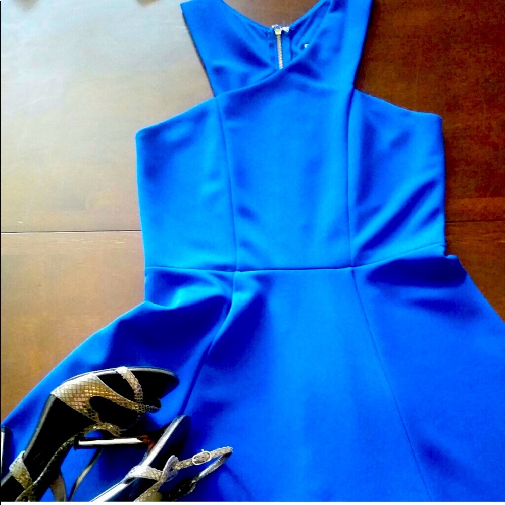Express blue dress
